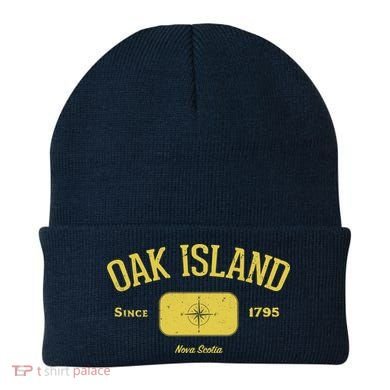 Oak Island Nova Scotia Compass Design Beanie