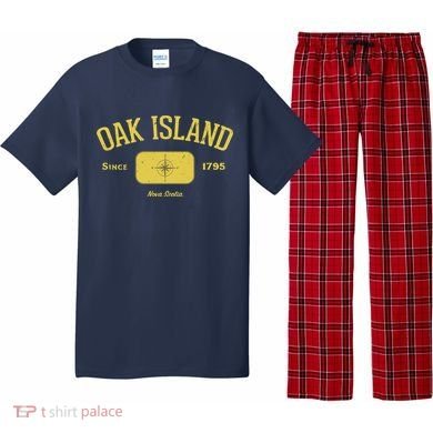 Oak Island Nova Scotia Compass Design Pajama Set