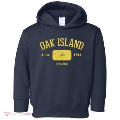 Oak Island Nova Scotia Compass Design Toddler Hoodie