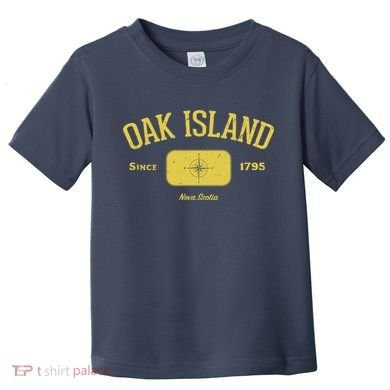 Oak Island Nova Scotia Compass Design Toddler T-Shirt