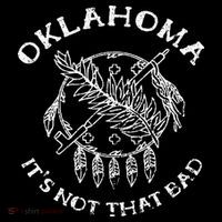 Oklahoma Its Not That Bad Funny State Doggie Tank thumb 4