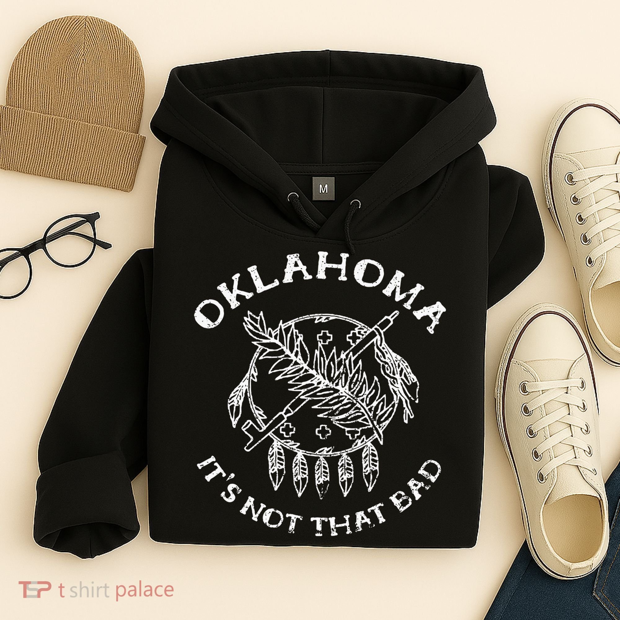 Oklahoma Its Not That Bad Funny State Hoodie