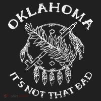 Oklahoma Its Not That Bad Funny State Golf Towel thumb 3