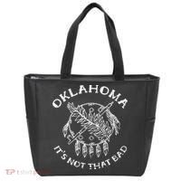 Oklahoma Its Not That Bad Funny State Tote Bag thumb 0