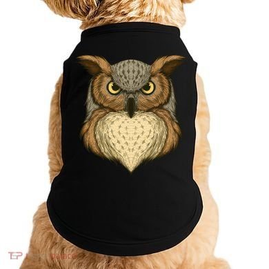 Owl Illustration Doggie Tank