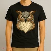 Owl Illustration T-Shirt thumb 3