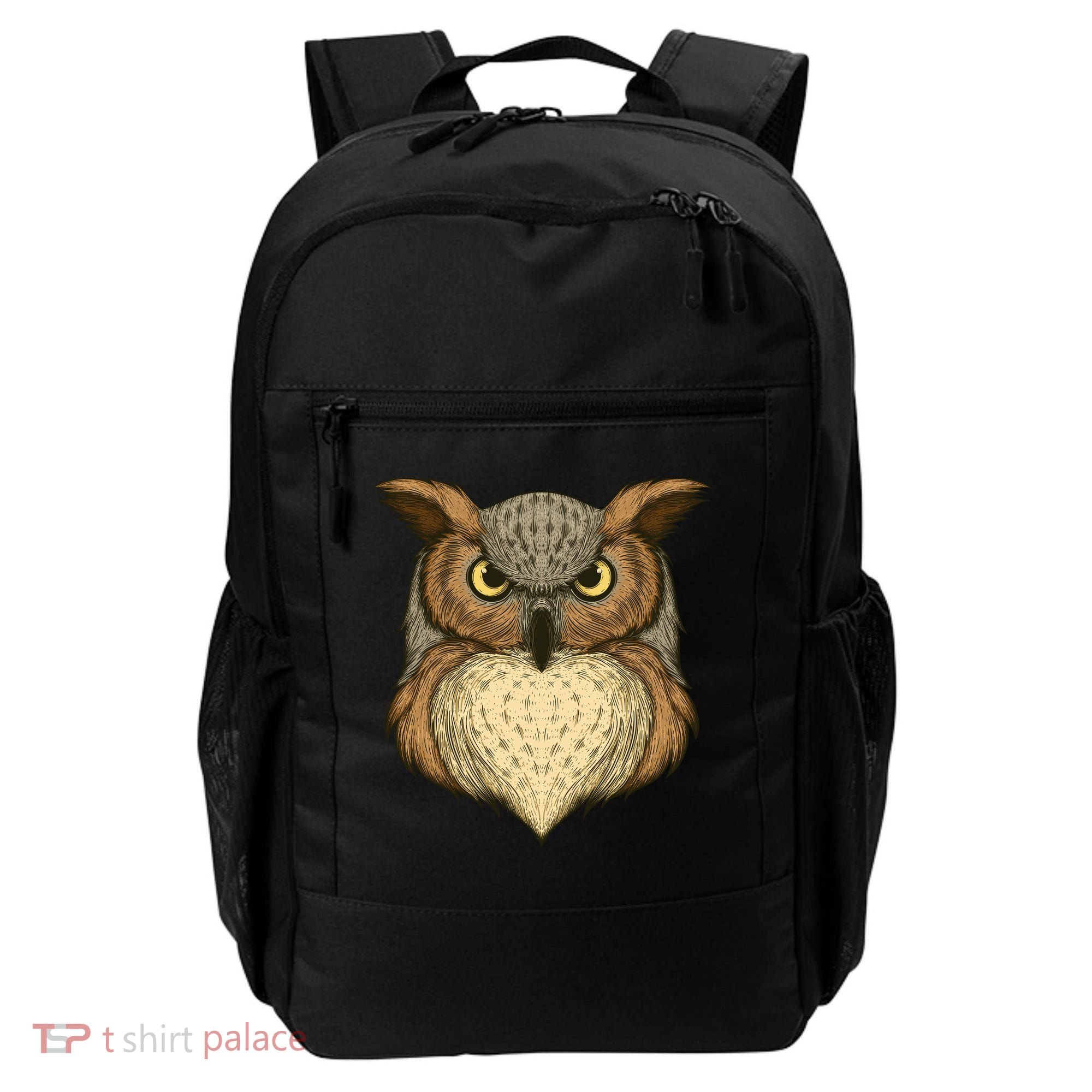 Owl Illustration Backpack