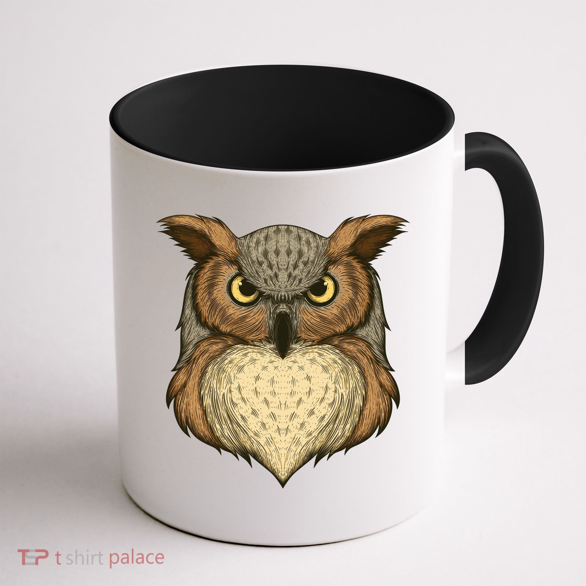 Owl Illustration Coffee Mug