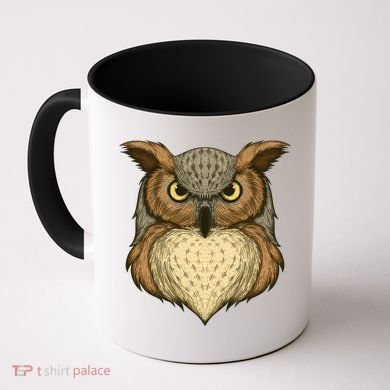 Owl Illustration Coffee Mug