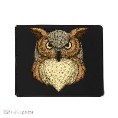 Owl Illustration Mousepad