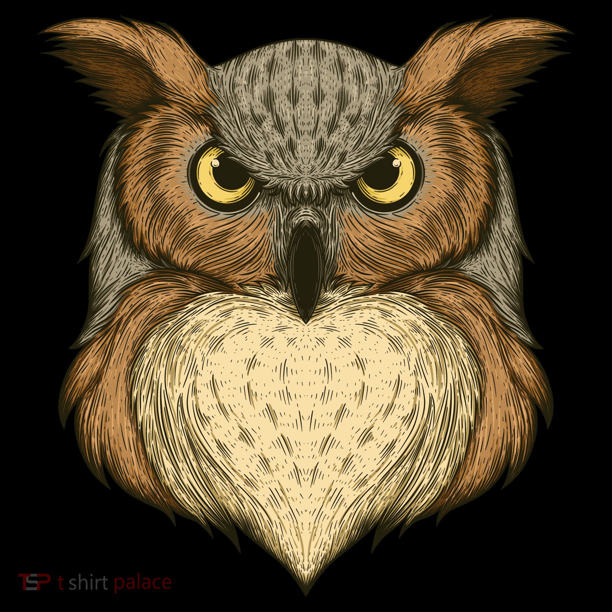 Owl Illustration Mousepad
