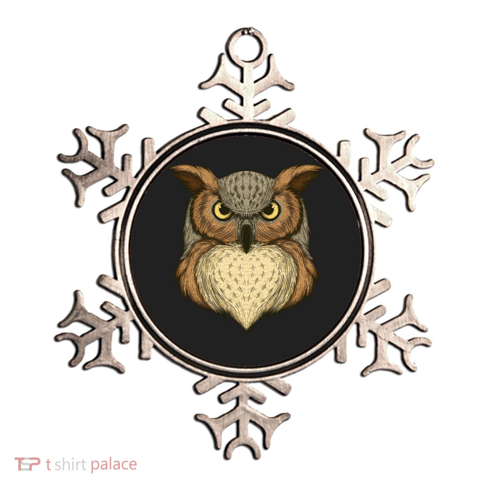 Owl Illustration Ornament