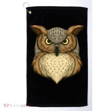 Owl Illustration Golf Towel