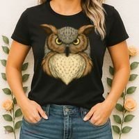 Owl Illustration Women's T-Shirt thumb 2