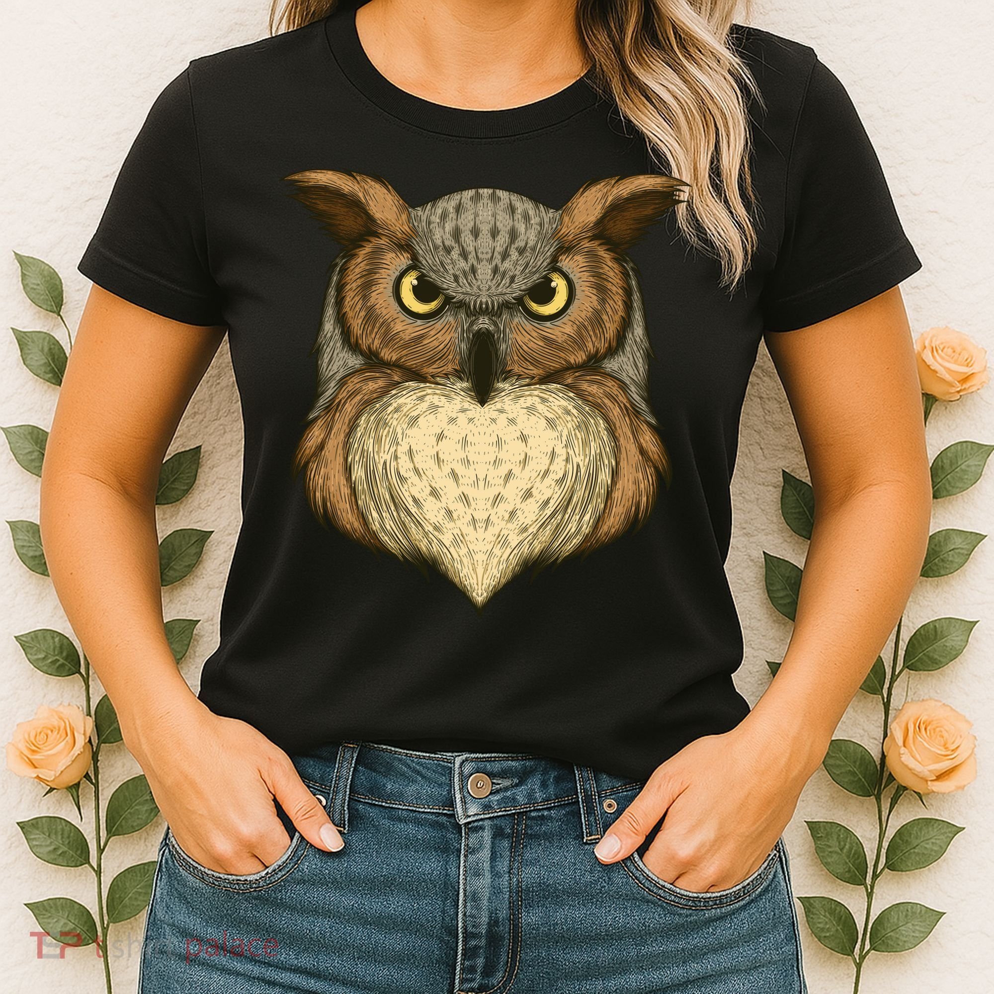 Owl Illustration Women's T-Shirt