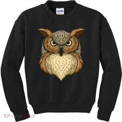 Owl Illustration Kids Sweatshirt