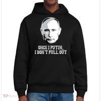 Once I Putin I Don't Pull Out Funny Russia District V.I.T. Heavyweight Hoodie thumb 0