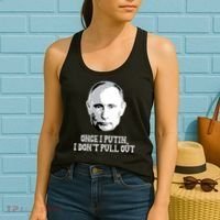 Once I Putin I Don't Pull Out Funny Russia Women's Tank Top thumb 2