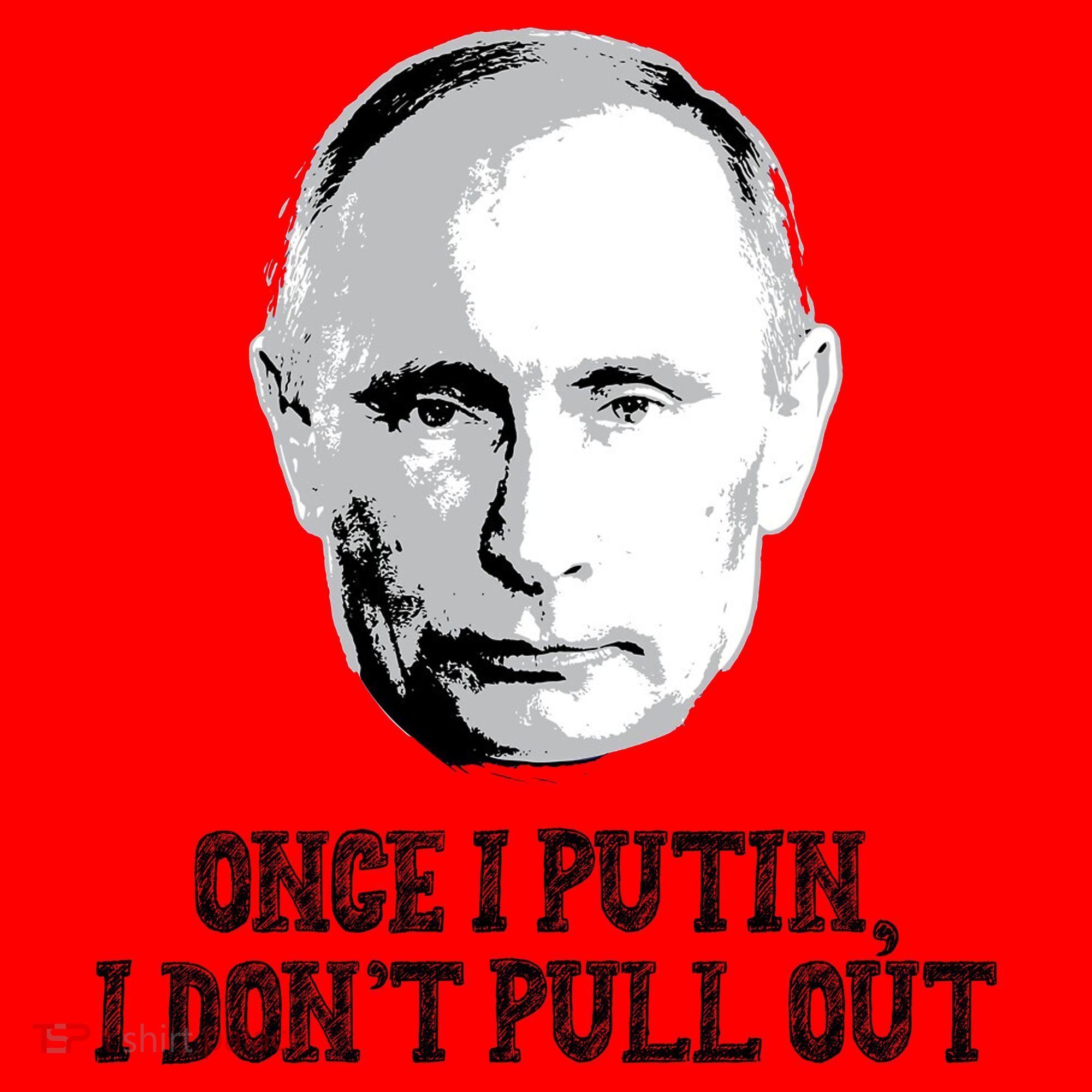 Once I Putin I Don't Pull Out Funny Russia Santa Hat