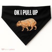 Ok I Pull Up Capybara Shirt Funny Capybara Meme Ok I Pull Up USA-Made Doggie Bandana thumb 0