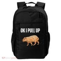 Ok I Pull Up Capybara Shirt Funny Capybara Meme Ok I Pull Up Backpack thumb 0