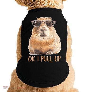 Ok I Pull Up Capybara Doggie Tank