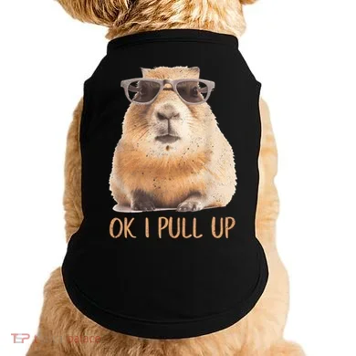 Ok I Pull Up Capybara Doggie Tank