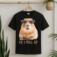 Ok I Pull Up Capybara T-Shirt thumb 2