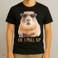 Ok I Pull Up Capybara T-Shirt thumb 3