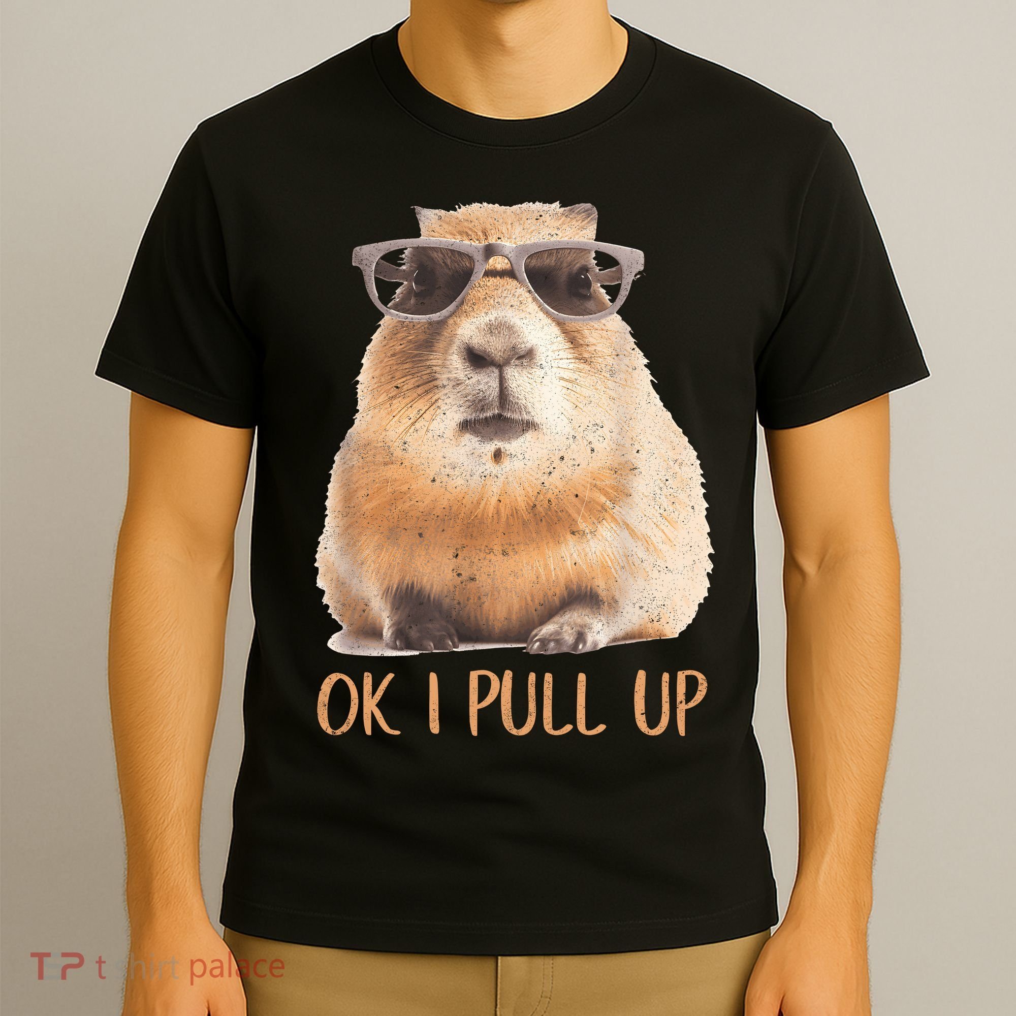 Ok I Pull Up Capybara T-Shirt