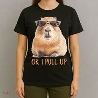 Ok I Pull Up Capybara T-Shirt thumb 4