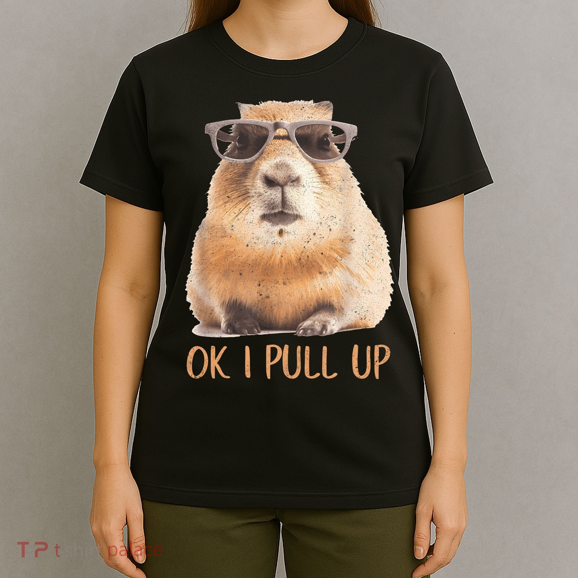 Ok I Pull Up Capybara T-Shirt