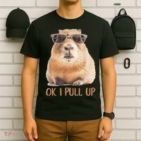 Ok I Pull Up Capybara T-Shirt thumb 6