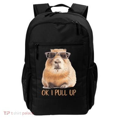 Ok I Pull Up Capybara Backpack