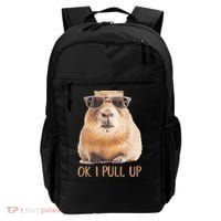 Ok I Pull Up Capybara Backpack thumb 0