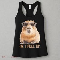 Ok I Pull Up Capybara Women's Tank Top thumb 3