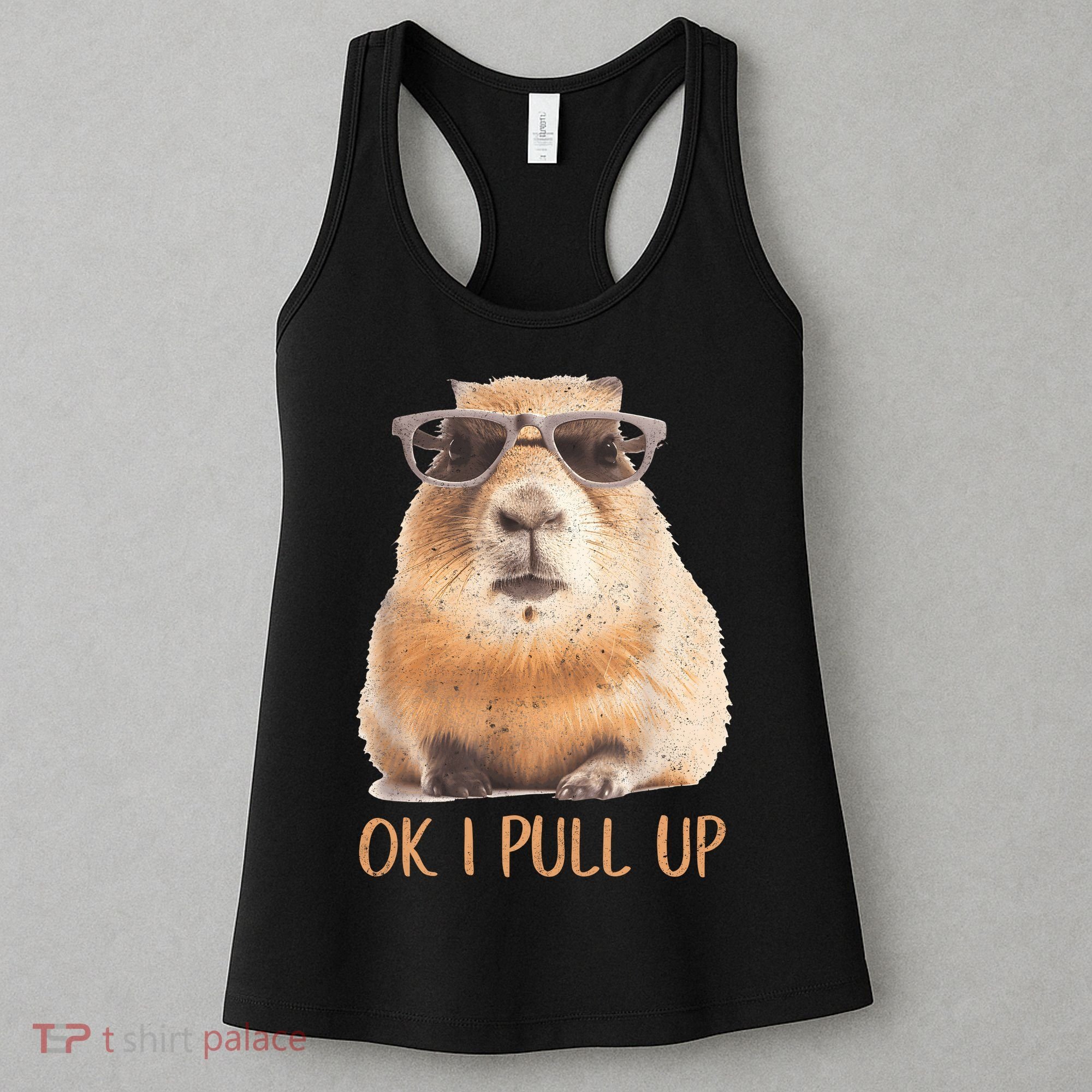 Ok I Pull Up Capybara Women's Tank Top