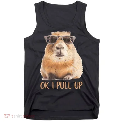 Ok I Pull Up Capybara Tank Top