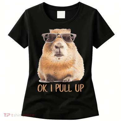 Ok I Pull Up Capybara Women's T-Shirt