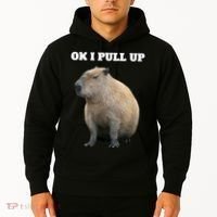 Ok I Pull Up Capybara Hoodie thumb 2