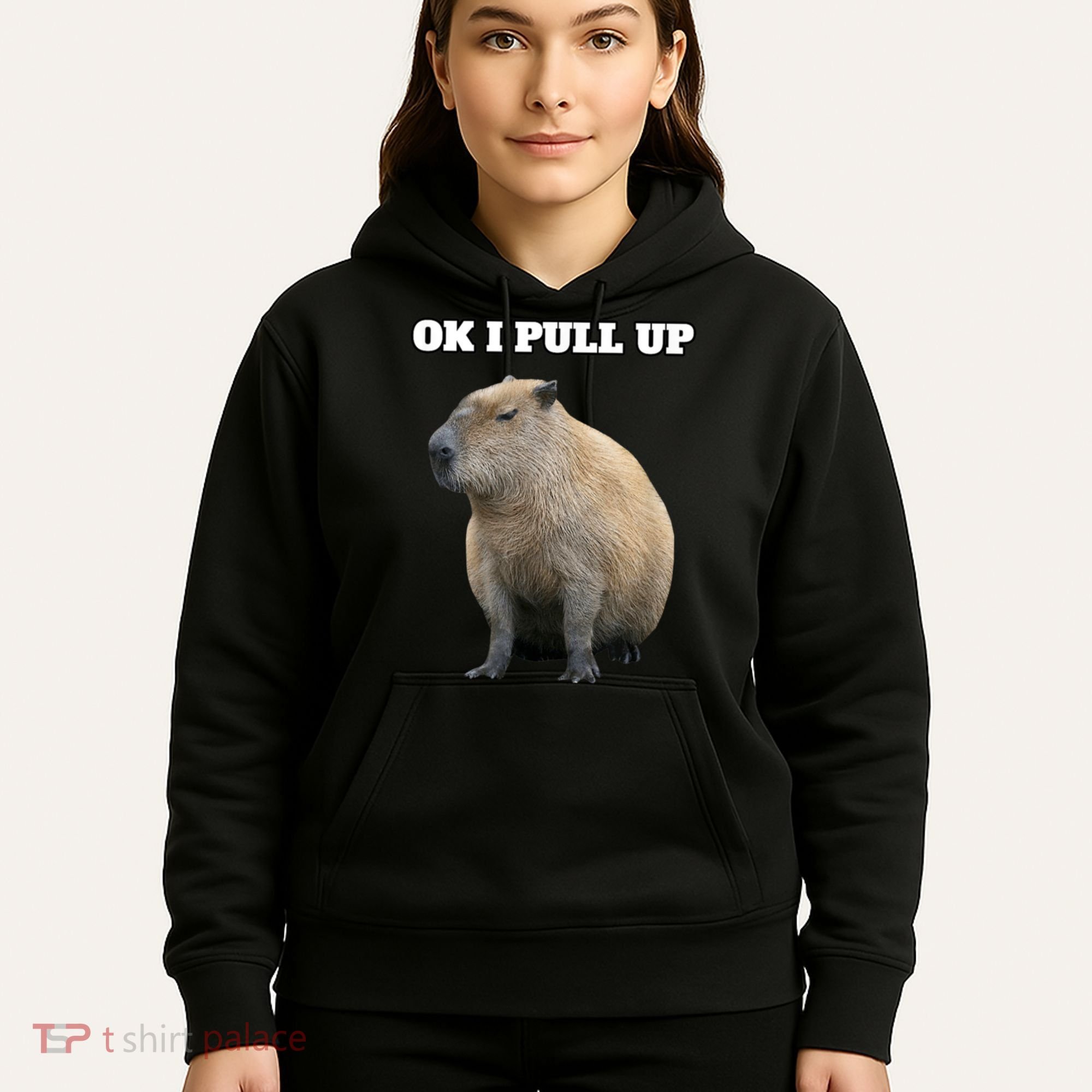 Ok I Pull Up Capybara Hoodie