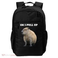 Ok I Pull Up Capybara Backpack thumb 0