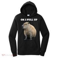 Ok I Pull Up Capybara Women's Hoodie thumb 0