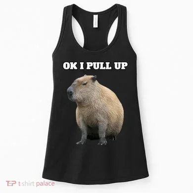 Ok I Pull Up Capybara Women's Tank Top