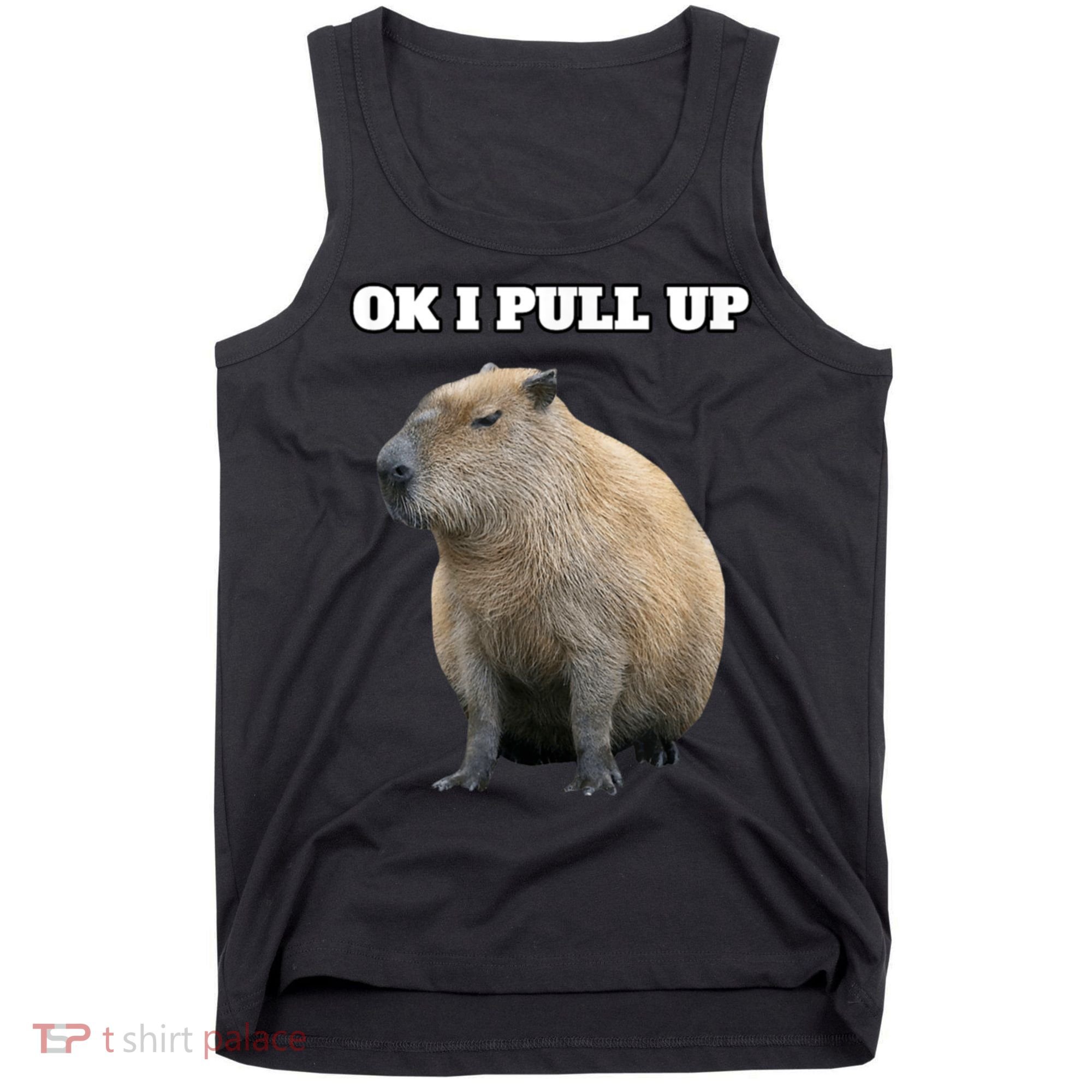 Ok I Pull Up Capybara Tank Top