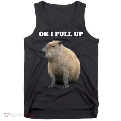 Ok I Pull Up Capybara Tank Top