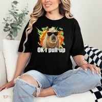 Ok I Pull Up Capybara Funny Meme Comfort Colors T-Shirt thumb 2