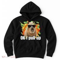 Ok I Pull Up Capybara Funny Meme Hoodie thumb 0