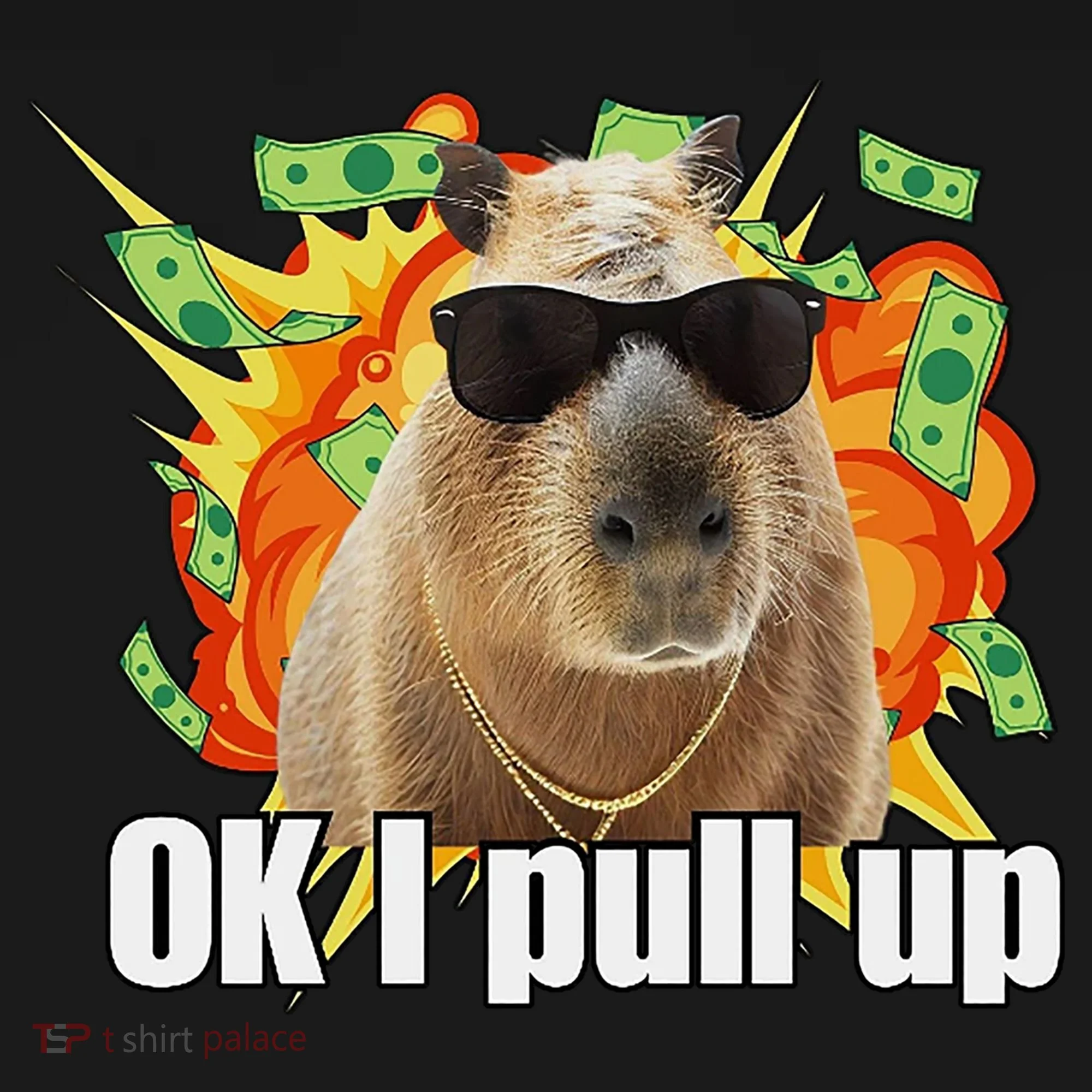 Ok I Pull Up Capybara Funny Meme Women's Tank Top