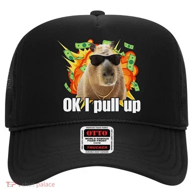 Ok I Pull Up Capybara Funny Meme Hat